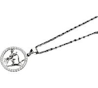 RVHAOODI Women's Constellations Sterling Silver Pendant Carving Hollow Dainty Pendant Constellations Guardian Choker for Girls Gift