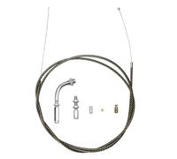 RVIFY Brake Handle 190cm Motorcycle Throttle Cable Gas Brake Clutch Repair Kit Fit for CBR125 CRF230 KLX EXC Fit for Ninja Dirt Bike ATV Brake Grips(Black)