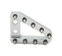 RVIFY Brake Handle Fit for TC TE FC FE for KTM XC XCF XCW XCF W EXC EXC F SIX SXF 125-530 2008-2023 Rear Brake Pedal Step Plate Tip Brake Grips(Style A Silver)