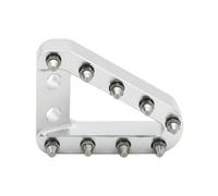 RVIFY Brake Handle Fit for TC TE FC FE for KTM XC XCF XCW XCF W EXC EXC F SIX SXF 125-530 2008-2023 Rear Brake Pedal Step Plate Tip Brake Grips(Style B Silver)