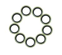RVIFY Brake Handle M10 Bolt Oil Drain Screw Sealing Washer Gaskets 1set /10 Pcs Fit for Motorcycle Hydraulic Clutch Brake Pump Caliper Brake Grips(M8 10pieces)