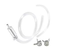 RVIFY Brake Pipe 1PCS Motorcycle Brake Fluid Bleed Hose With One-way Check Valve Fuel Pipe Hydraulic Brake Bleeder Brake Lines Kit