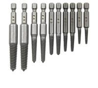 RVIFY Bushing Tools for Lower Control Arm 10pc Hexagonal Shank Broken Head Screw Extractor Screwdriver for Taking out Electric Drill Tool Set Suspension Lower Control Arm Pry Tool(10pcs)