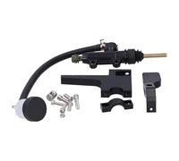 RVIFY Clutch Brake Pump 7/8in Motorcycle Clutch Thumb Brake Lever Rear Master Pump Cylinder Handle Kit Aluminium Alloy Rear Brake Master