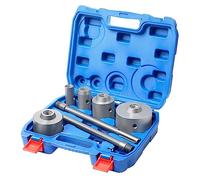 RVIQI 9PCS Concrete Hole Saw Set,Tungsten Steel SDS Plus Shank Masonry Wall Hole Opening Drill Bits for Brick, Concrete, Cement Stone