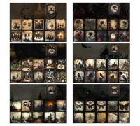 RVlensJoy 120 Sheets Gothic Scrapbook Paper for Scrapbook Kit, Vintage Ephemera for Junk Journals, Magic Decoupage Paper for Journaling Supplies, Dark Academia Wall Decor Room for Home Decor