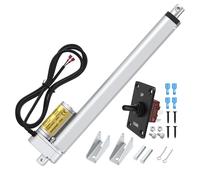 RVMARINEPAT Linear Motion Actuator Fast Speed 14 mm/s 1000N with Controller 300MM Stroke Waterproof Electric Acuator 12V Heavy Duty for Electric Sofa Car Door