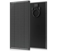 Rvpozwer 400w Solar Panel, 4 * 100w Black N-Type Monocrystalline Solarpanel, High Efficiency Solar Module (25%) with IP68 Waterproof Rating and MC4 Connectors for Homes, RV, Boat, Off-Grid (4 * 100w)