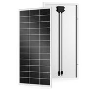 Rvpozwer Solar Panel, Black N-Type Monocrystalline Solarpanel, High Efficiency Solar Module (25%) with IP68 Waterproof Rating and MC4 Connectors for Homes, RV, Boat, Off-Grid (200w)