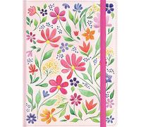 Rvr 1960 Biblia de Apuntes Tamaño Personal, Floreada, Tela Impresa