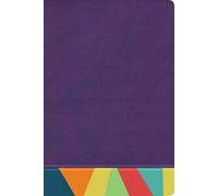 RVR 1960 Study Bible Rainbow – Traditional & True – Reina-Valera 1960 – Purple Leathertouch