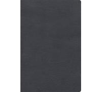 RVR 1960 Biblia de estudio de letra gigante, negro, símil piel