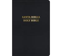 Rvr 1960/KJV Biblia Bilingüe Letra Grande, Negro Imitación Piel, Con Índice (2024 Ed.)