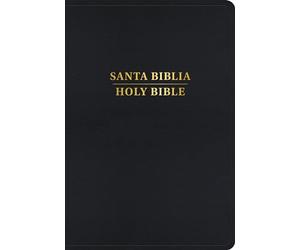 Rvr 1960/KJV Biblia Bilingüe Letra Grande, Negro Imitación Piel, Con Índice (2024 Ed.)