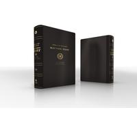 RVR, Biblia de estudio Matthew Henry y legado cristiano, Leathersoft, Negro, Interior a dos colores, Comfort Print