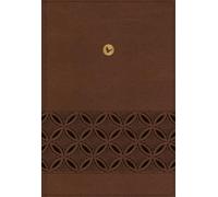 RVR60, Biblia de estudio Vida, Leathersoft, Café, Interior a color, Comfort Print