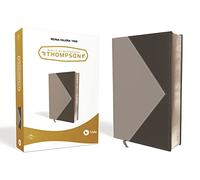 RVR60, Biblia de Referencia Thompson, Leathersoft, Dos tonos, Negro/Gris, con Índice