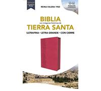 Rvr60, Santa Biblia, Tierra Santa, Ultrafina, Letra Grande, Leathersoft, Fucsia, Con Cierre, Palabras de Jesús En Rojo, Comfort Print: Reina-Valera ... ultrafina, letra grande, con cierre