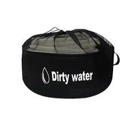 RVs Caravans Motorhome Hose Fuel Storage Bag Indoor Breathable Drawstring Pouch Hiking Traveling Cargo Organizer Black