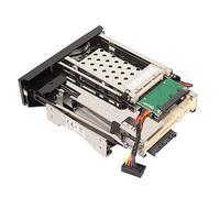 RvSky 3.5 Hard Drive Enclosure, Hard Drive Cage, Double Bracket, 6Gbps Transmission, Good Heat Dissipation, Suitable for Computer Cloud Computing Storage