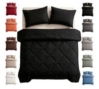 RVUEM 2-in-1 Coverless Duvet, Machine Washable, Quick-Drying Quilt | Soft breathable fabric, diamond quilting, lightweight filling, all-season comfort, 4 sizes, 10 colours