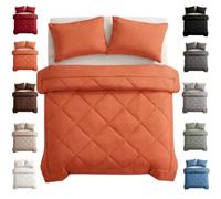 RVUEM 2-in-1 Coverless Duvet, Machine Washable, Quick-Drying Quilt | Soft breathable fabric, diamond quilting, lightweight filling, all-season comfort, 4 sizes, 10 colours