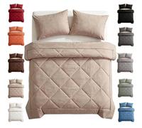 RVUEM 2-in-1 Coverless Duvet, Machine Washable, Quick-Drying Quilt | Soft breathable fabric, diamond quilting, lightweight filling, all-season comfort, 4 sizes, 10 colours