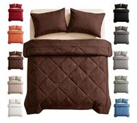 RVUEM 2-in-1 Coverless Duvet, Machine Washable, Quick-Drying Quilt | Soft breathable fabric, diamond quilting, lightweight filling, all-season comfort, 4 sizes, 10 colours