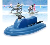 RVUEM 2025 Premium Inflatable Jet Ski, Manual Paddling, Detachable Dual-Fin, Heavy-Duty PVC Material, Ultra-Lightweight 8kg, 485lb Capacity, for Lakes, Rivers and Coastal Waters,no Thruster