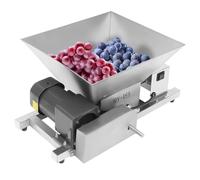 RVUEM 4L Electric Fruit and Apple Crusher, Stainless Steel Fruit Crusher, 60W Automatic Fruit Grinding Crushers, Large Bread and Brown Sugar Grinder