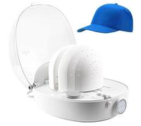 RVUEM Automatic Cap Cleaner, Cap Care Machine, Restore Misshapen Cap Shape, with Steam and Dry, Fast Drying, for Trucker Caps, Baseball Caps,White