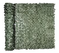 RVUEM Camouflage Net, Party Decorations Parasol, Sun Protection Nets, Privacy Screen Nets, for Garden Fence, Woodland, Wild Camping, Forest Landscape, Car Cover, Camp,Green,4x7m