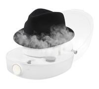 RVUEM Cap Care Machine, Hat Cleaner, Steam Cleaning and Ironing, Keep Hat/Cap Clean and Shaped, Fast Drying, for Baseball Caps, Bucket Hats, Felt Hats,White