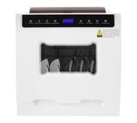 RVUEM Portable Countertop Dishwasher, 1100W Mini Dishwasher with 4 Cleaning Modes, Drying Function, Touchscreen, Low Noise & Inlet Hose, for 4-6 Person Home Apartments RVs, 46x46x41cm