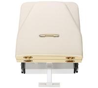 RVUEM Pull Out Folding Ironing Board, Retractable Hidden Ironing Board in The Cabinet, with Heat-Resistant Cover, Silent Opening And Closing, Easy to Install, for Cloakroom Wardrobe,Beige