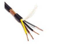 RVVP4 4 Core Shielded Control Cable 0.3-2.5 Mm2 Pure Copper 2 Meters(Rvvp4 0.5mm2)