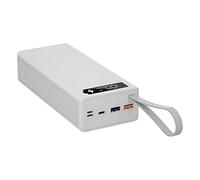 Rvvwhfn 16x18650 Battery Storage Box PD QC3.0 Quick Charge DIY Power Bank Box Case 18650 Battery Holder Box White