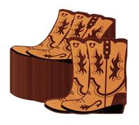 RVXHUA Cowboy Boot Napkins - 100PCS Western Party Paper Napkins, Rustic Rodeo Decorations for Birthday, BBQ, Country Wedding, Farmhouse Table Setting, Cowboy Theme Supplies