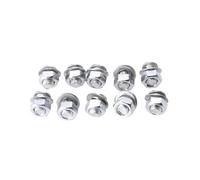 RWAJZAX 10pcs Brake Cable Adjuster Clamp Screw Bolt Bicycle Moped Mountain Bike Bicycle Chain Oil Brake Rear Cycling Bikes Pedal Hand Handlebar Basket LED Warning Light Bottle Display
