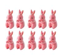 [RWAJZAX] 10pcs Flocking Animal Resin Charms Animal Pendant Unique Creation Accessories Suitable for Various Occasions