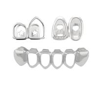 [RWAJZAX] 3 Pieces Corrosion Resistant Body Jewelry Set Double Hollow Architecture Portable Brass Construction Gold Silver Choice Hollow Body Piercing Jewelry Set