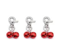 [RWAJZAX] 3PCS Dog Bell for Pet Collar Pet Dog Loud Pendant Walking Training Pet Tag Anti Lost Color Clip Outdoor Supply Pet Charm Pendant Pet Color Decoration