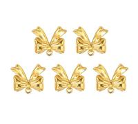 [RWAJZAX] 5 Delicate Bow Knot Necklace Pendant Bow Knot Jewelry Study Research Research Research Results Gemstone Design and Accessories Gemstone Suitable for Daily Wear Pendants