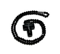 [RWAJZAX] Crystal Beads Rosary Necklace Holy Jewelry Charms Decoration Crystal Rosary Necklace for Birthday Wedding Festival Party Decoration
