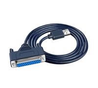 RWAJZAX DB25 USB To Female Parallel 1248 Printer Adapter Cable Cord Converters With Thumb Screws For Old Printer Accessories USB To Parallel Conversion