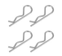 RWAJZAX Ear Shaped Spring Cotter Pins Assortment Steel Hairpin Clips Boat Hardware Accessories For Long Service Hitches Pin Security Cotter Pin Clips Assortment Set