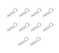 RWAJZAX Ear Shaped Spring Cotter Pins Assortment Steel Hairpin Clips Boat Hardware Accessories For Long Service Hitches Pin Security Cotter Pin Clips Assortment Set