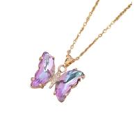 [RWAJZAX] Elegant Butterfly Pendant Necklace Symbolizing the Grace and Charm of Women Fashionable for Daily Wear and Party