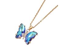 [RWAJZAX] Elegant Butterfly Pendant Necklace Symbolizing the Grace and Charm of Women Fashionable for Daily Wear and Party