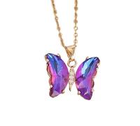 [RWAJZAX] Elegant Butterfly Pendant Necklace Symbolizing the Grace and Charm of Women Fashionable for Daily Wear and Party